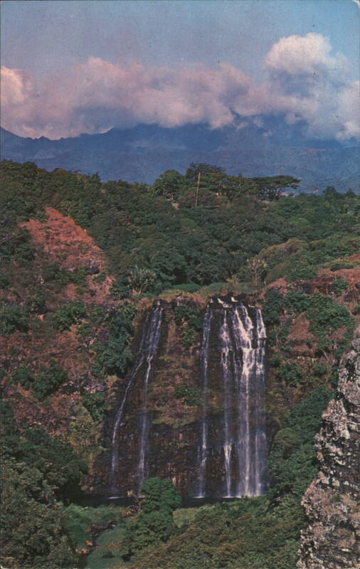 Opaekaa Falls in Kauai, Hawaiian Islands Bud Thuener