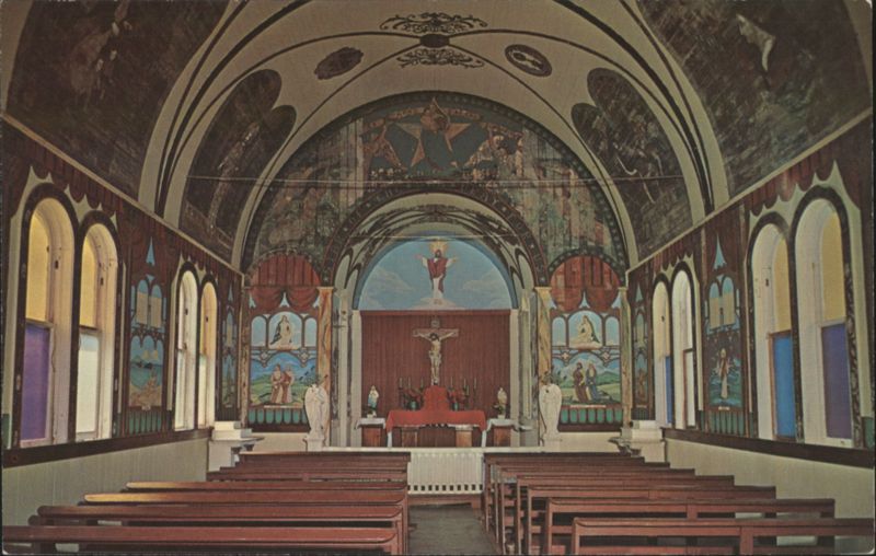 Star of the Sea Catholic Church Interior, Kalapana, Hawaii