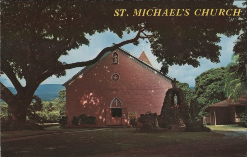 St. Michael's Church, Oldest Catholic Church on Hawaii Kailua