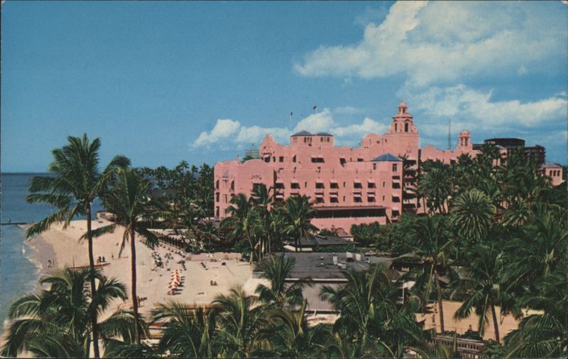 Royal Hawaiian Hotel on Waikiki Beach
