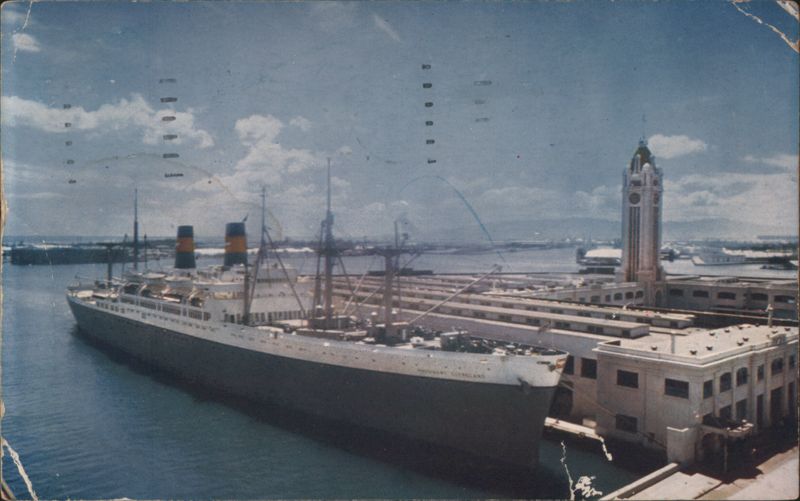 President Cleveland at Anchor in Honolulu Hawaii