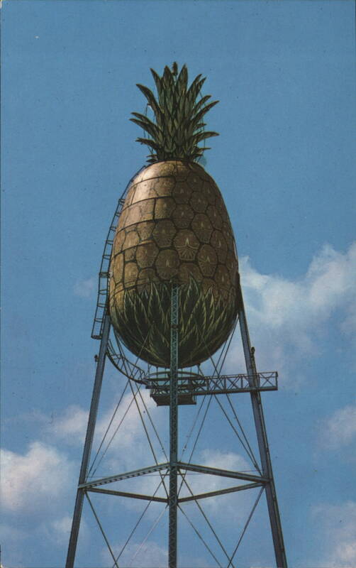Dole Giant Pineapple Water Tower Honolulu Hawaii