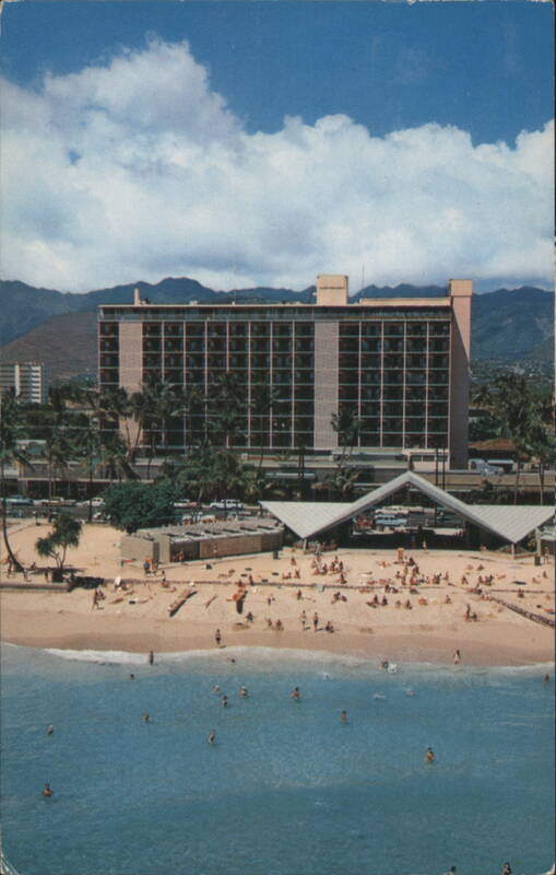 Waikiki Biltmore Hotel and Beach, Honolulu Hawaii