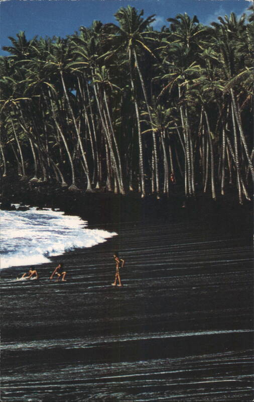 Black Sand Beach at Kalapana, Hawaii Peter French