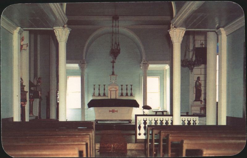 Interior of Original Church of Father Damien, Kalaupapa Hawaii