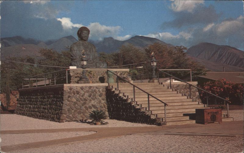 The Great Buddha Statue at Lahaina Jodo Mission, Maui Hawaii