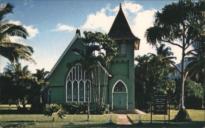 Waioli Hui'ia Church, Hanalei, Kauai Hawaii