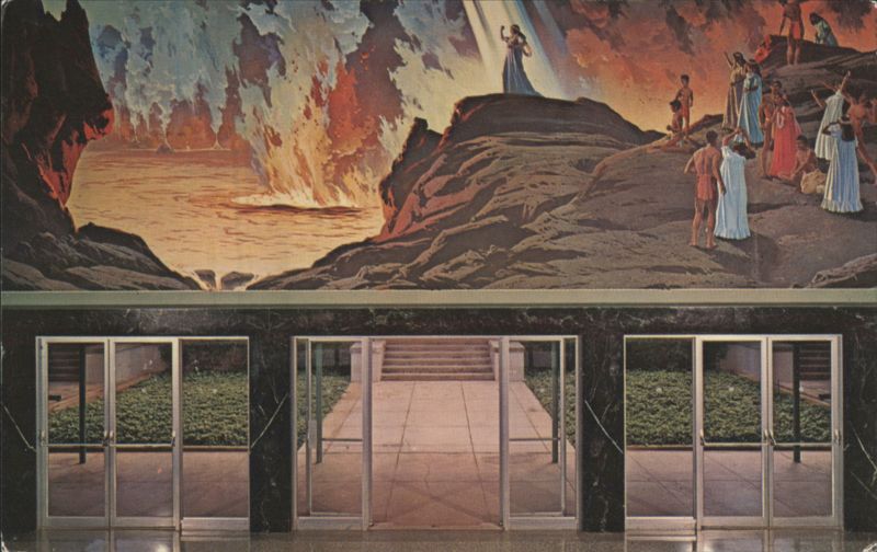 Church College of Hawaii Foyer Mural: Kapiolani & Pele Honolulu