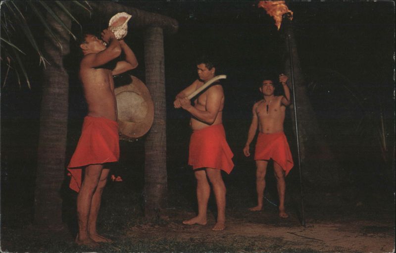 Torch Lighting Ceremony, Coco Palms Resort Hawaii Pacific Camera