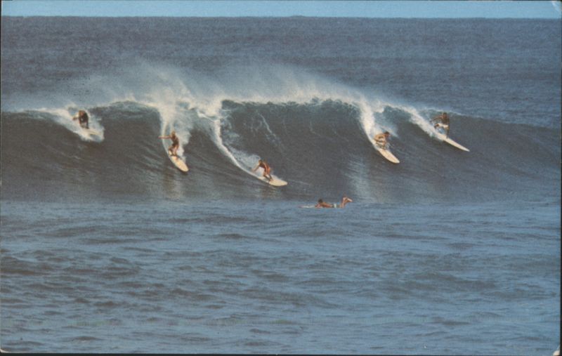 Riding Big Surf in Hawaii Honolulu Peter French