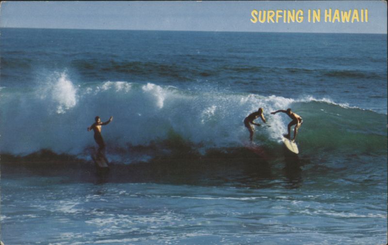Surfing in Hawaii Mike Roberts