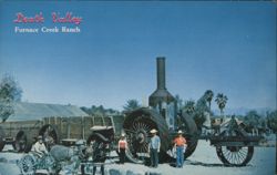 Furnace Creek Ranch, Death Valley Borax Relics Postcard