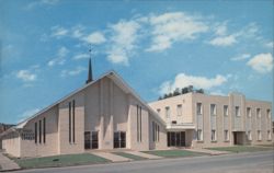 First Baptist Church, Henrytta, OK Postcard