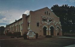 First Baptist Church, Wagoner Postcard