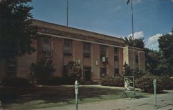 Wagoner County Court House Postcard