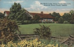 Abe Martin Lodge, Brown County State Park Postcard