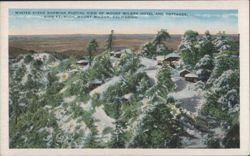 Winter Scene of Mount Wilson Hotel and Cottages Postcard