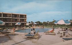 Holiday Inn Palm Beach, FL - Swimming Pool & Hotel Postcard