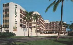 Holiday Inn of West Palm Beach with Palm Trees Postcard