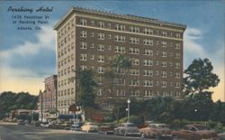 Pershing Hotel at Pershing Point, Atlanta, GA Postcard