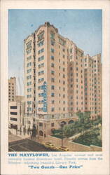 The Mayflower Hotel, Los Angeles Postcard