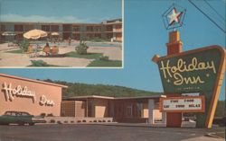 Holiday Inn, Fayetteville, AR with Iconic Star Sign Postcard