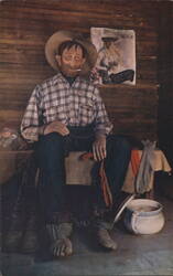 Sad Eye Joe, Ghost Town, Knott's Berry Farm Postcard