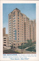 The Mayflower Hotel, Los Angeles Postcard