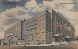 Municipal Auditorium, Kansas City, MO Postcard