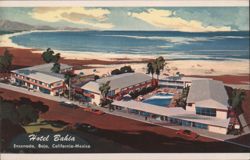 Hotel Bahia on Todos Santos Bay, Ensenada, Mexico Postcard