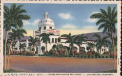 King's Tropical Inn on Washington and Adams Postcard