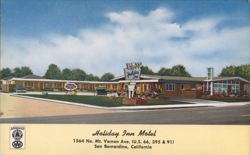 Holiday Inn Motel - San Bernardino, California Postcard