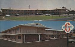 Motel 6 at 4245 No. Blackstone Ave., Fresno Postcard