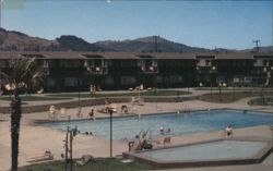 Edgewater Inn Motel with Olympic-size Swimming Pool Postcard