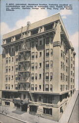 Colonial Hotel, San Francisco Postcard