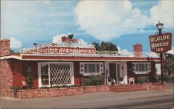 Ye Olde Hoosier Inn with Yankee Peddler Shoppe, Stockton Postcard