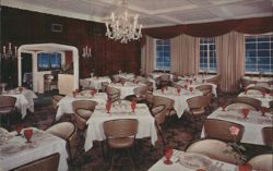 Mangam's Chateau - The Crystal Room Dining View Postcard