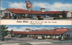 Sutro Motel in Reno, Nevada - 'Probably The Best' Postcard