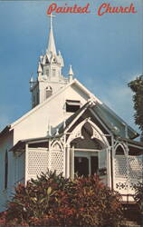 St. Benedict's Painted Church, Honaunau, Kona Postcard