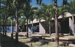 Lush Grounds of the Arizona Memorial Visitor Center Postcard