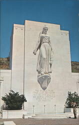 Columbia Statue, National Memorial Cemetery of the Pacific Postcard