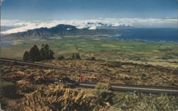 West Maui Peaks and Plantations from Haleakala, Hawaii Postcard