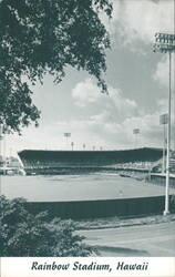 Rainbow Stadium, Hawaii Baseball Park Postcard