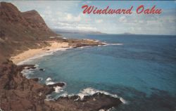 Windward Oahu Coastline from Makapuu Point Postcard