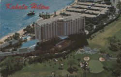 Kahala Hilton Hotel & Golf Course, Aerial View Postcard