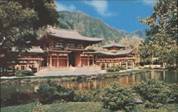 Byodo-In Temple, Valley of the Temples, Oahu Postcard