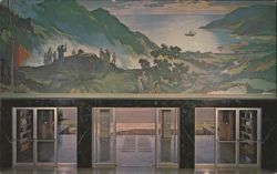 Honolulu Hawaii LDS Missionaries Mural Chrome Postcard Postcard