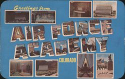 Air Force Academy, Colorado Views Postcard