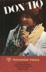 Don Ho performing at Polynesian Palace in Waikiki, Hawaii Postcard