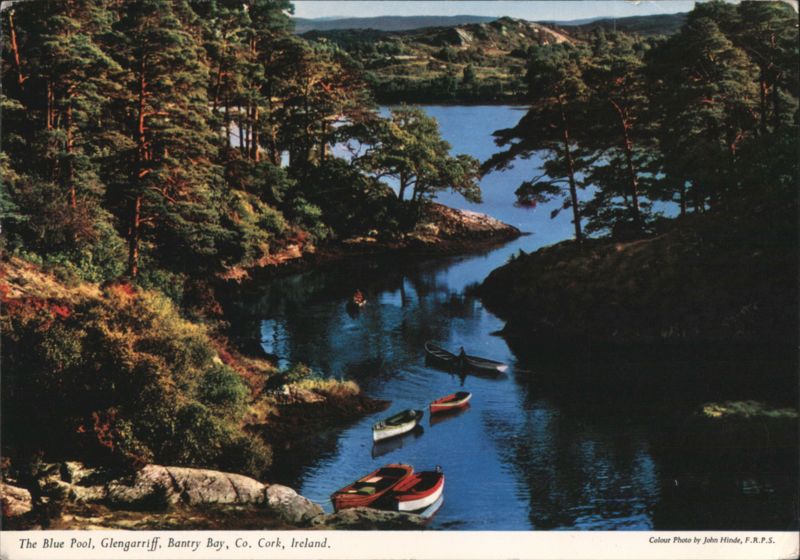 The Blue Pool at Glengarriff, Bantry Bay Ireland John Hinde